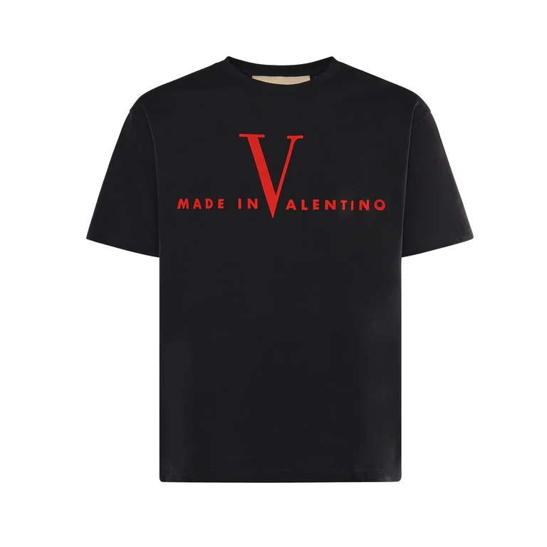 Valentino Garavani T-shirts and Polos Black Cotton - Men