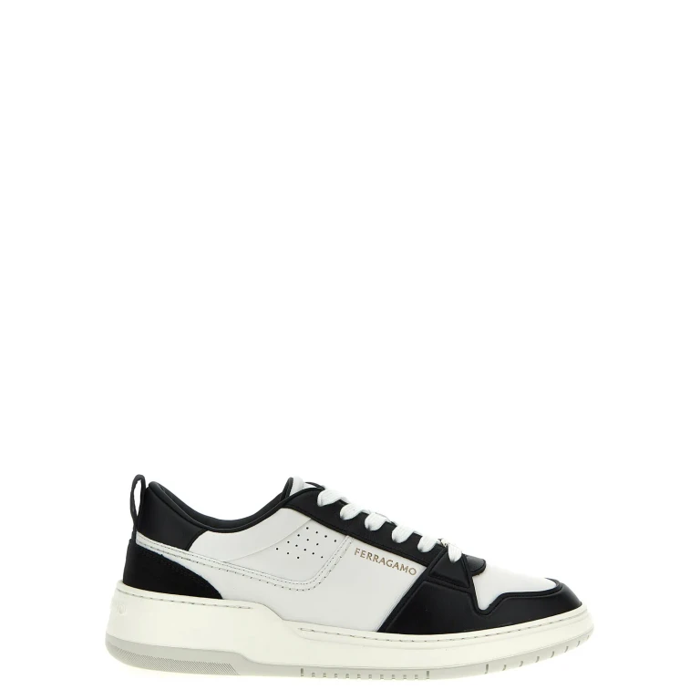 Ferragamo Two-tone Leather Sneakers