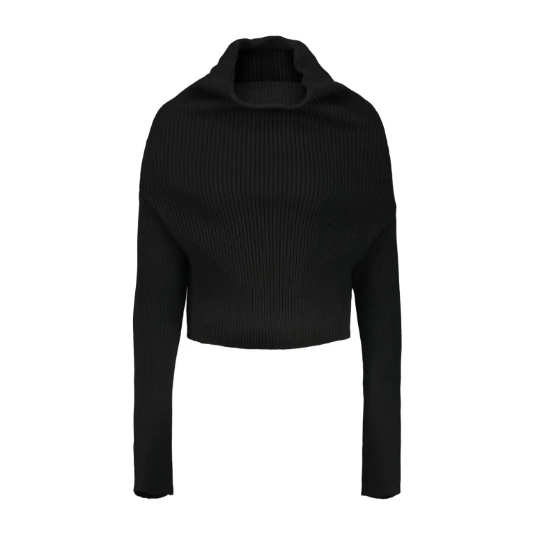 Rick Owens ls Cowl Sweater
