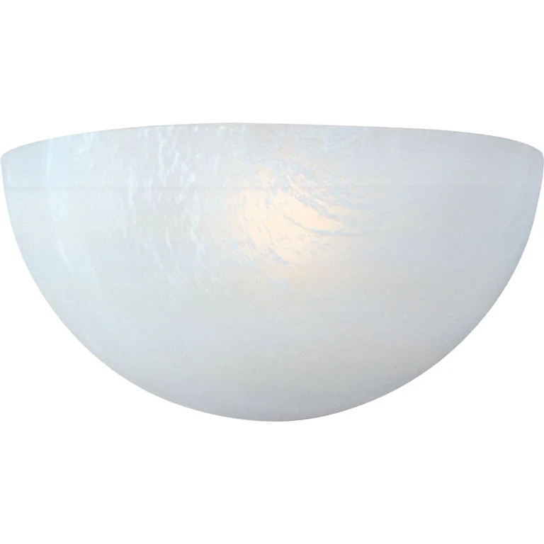 White One Light Wall Sconce from the Essentials - 20585 Collection
