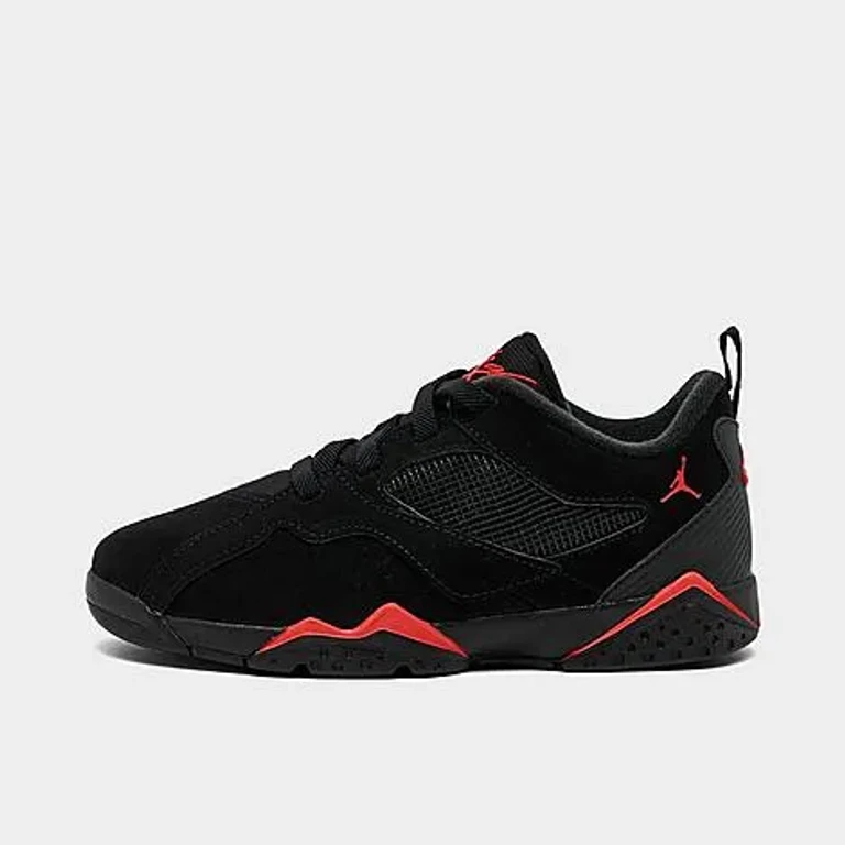 Little Kids Air MVP 92 Basketball Shoes in Black/Infrared 23 Size: 1.0