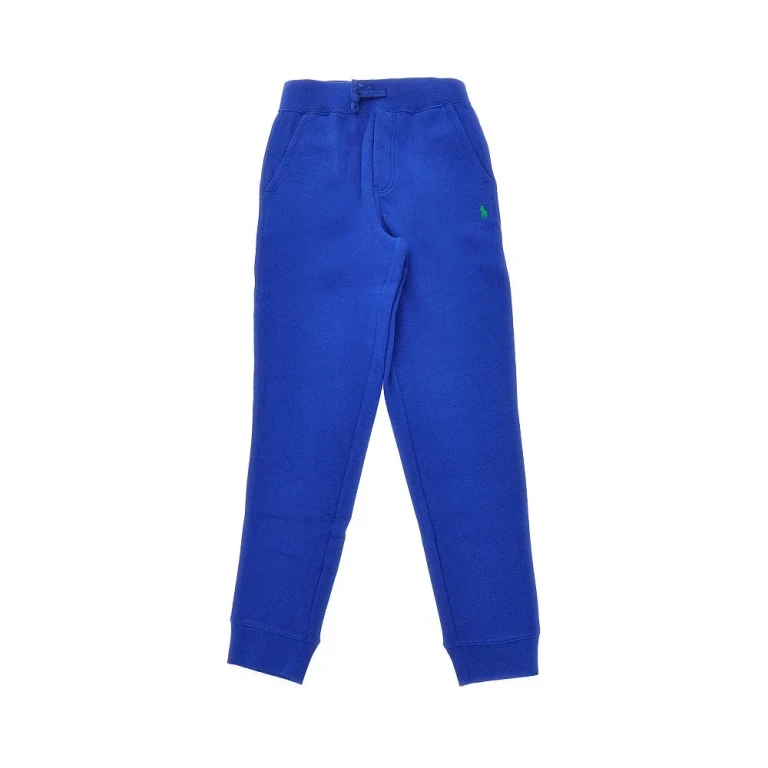 RALPH LAUREN Cotton-blend sweatpants with logo embroidery Kids S