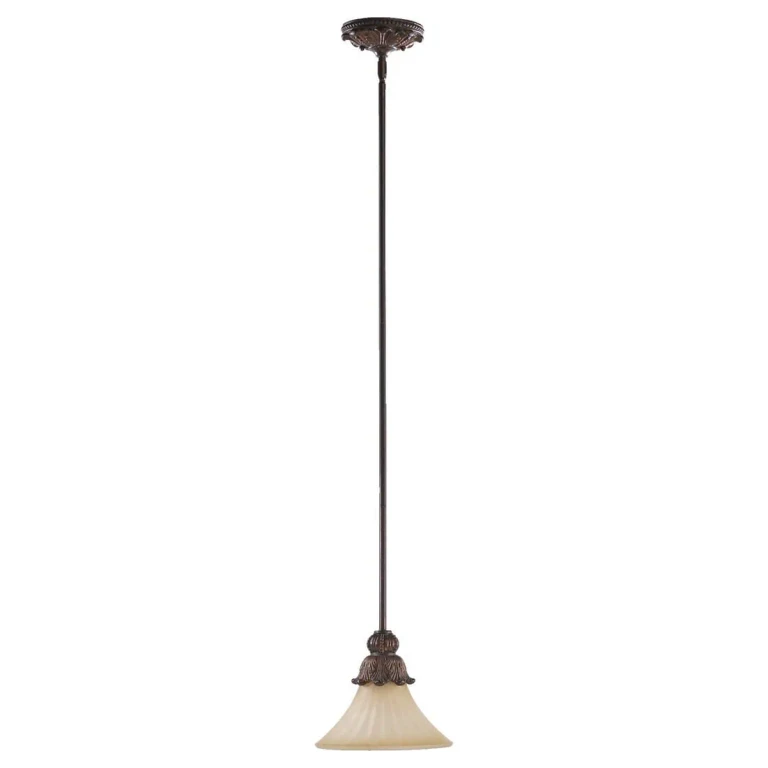Quorum Madeleine 9" Pendant Light in Corsican Gold