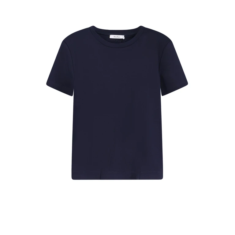 Max Mara T-shirts and Polos Blu Marino Cotone - Women