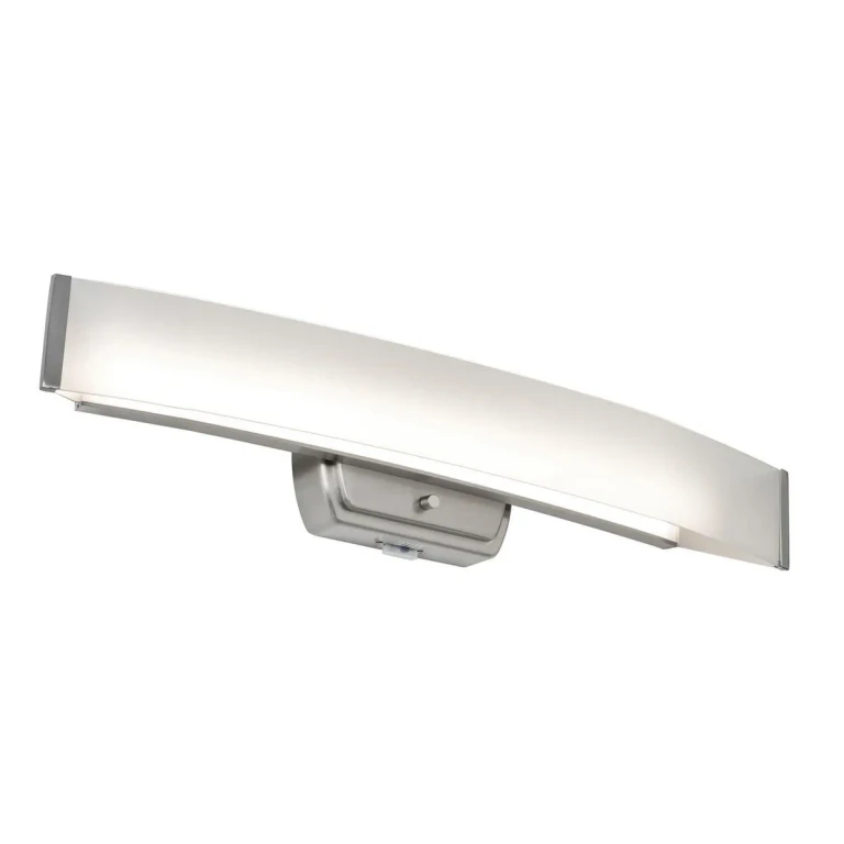 Brushed Nickel LED Bathroom Vanity Light from the Layla Collection