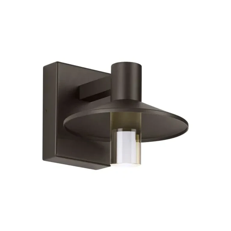 Ash 8" Outdoor Wall Light in Bronze
