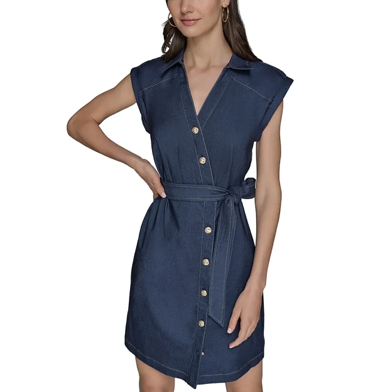 Karl Lagerfeld Paris Denim Millenium Dress