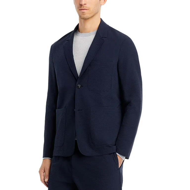 Emporio Armani Technical Seersucker Jacket