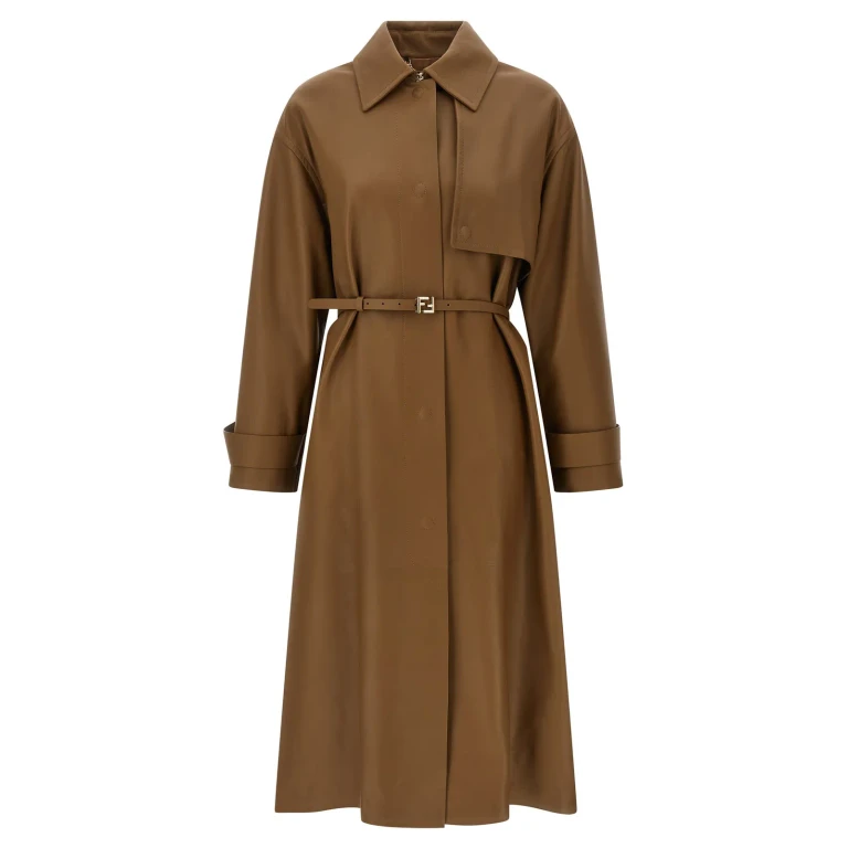 Fendi Nappa Trench Coat