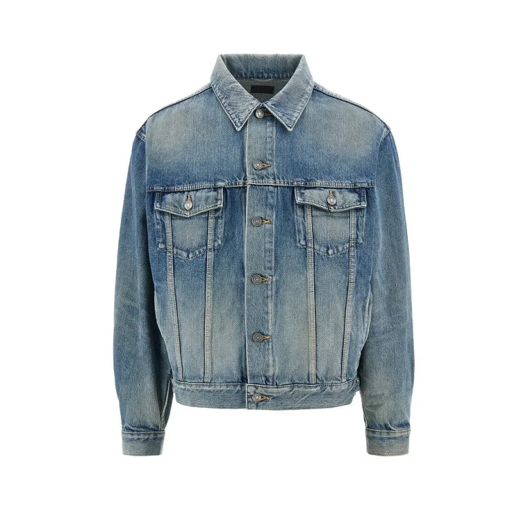 SAINT LAURENT Denim Trucker jacket Man 46