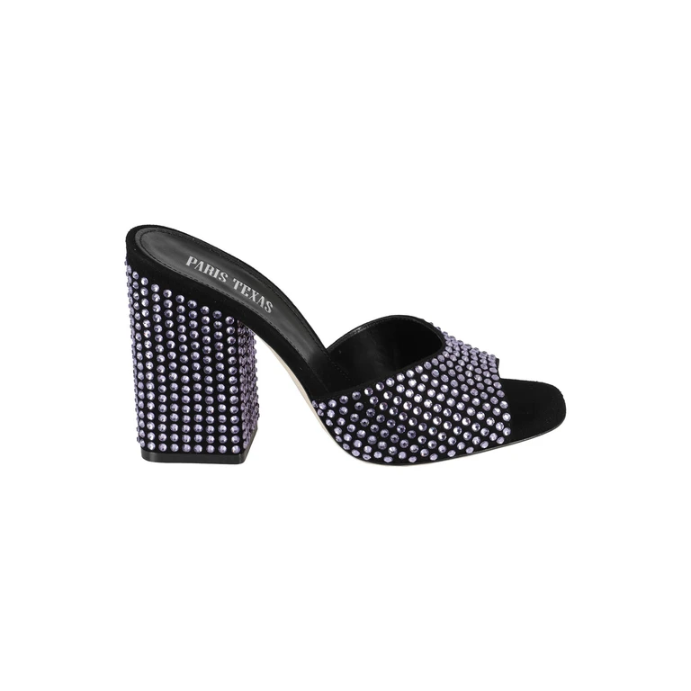 Paris Texas Holly Anja Mule Pink & Purple Pelle Calzature - Women