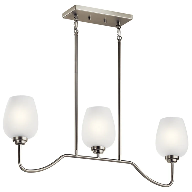 Valserrano 3-Light Traditional Chandelier in Brushed Nickel