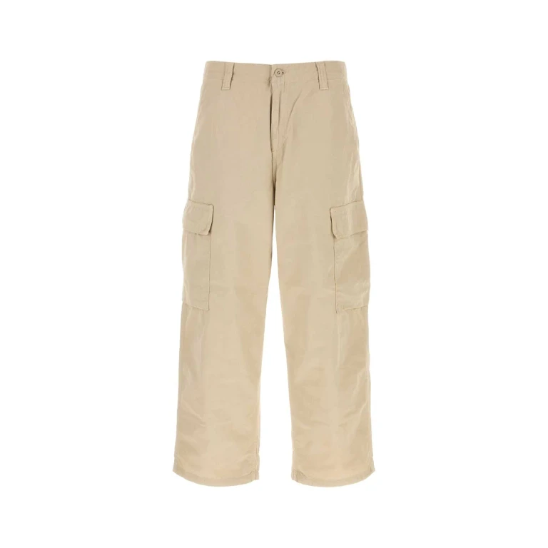 Beige Cotton Kade Cargo Pant
