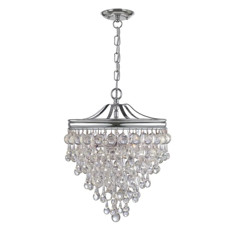 Calypso 15" Mini Chandelier in Polished Chrome