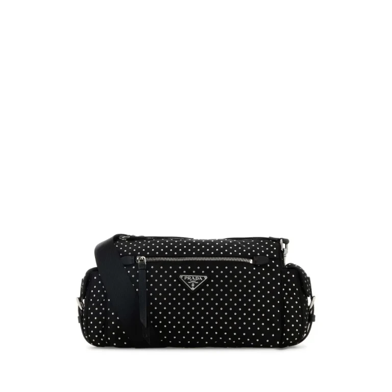 Black Nylon Shoulder Bag