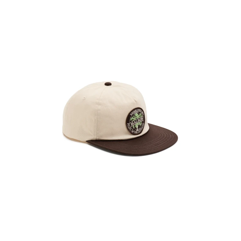 Malbon Palmera Snapback Cream One Size