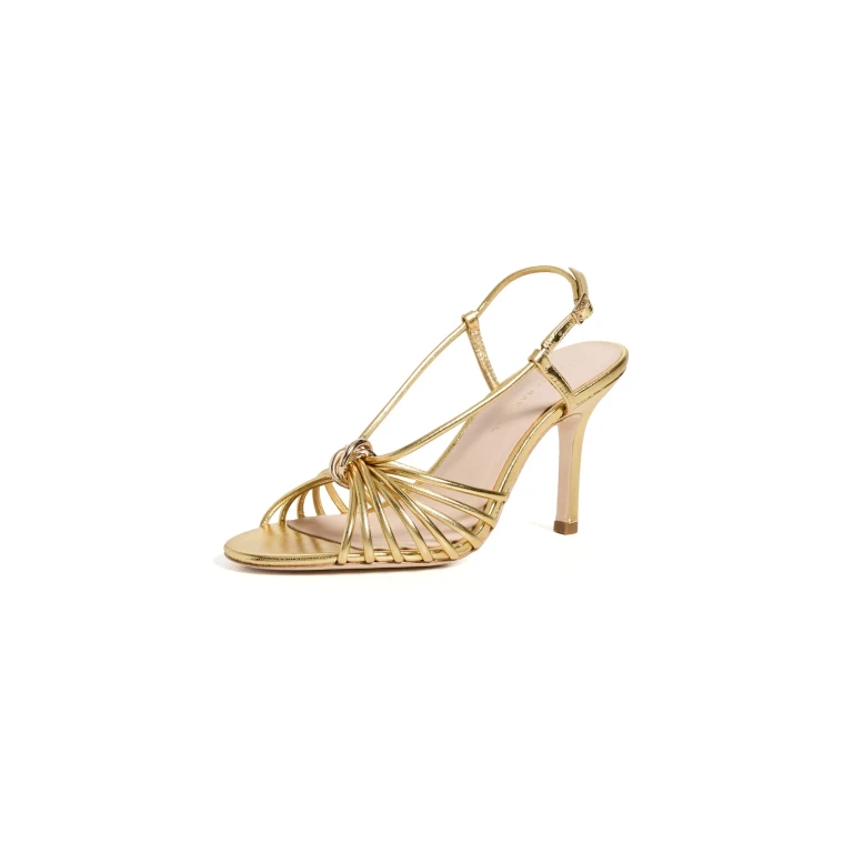 Loeffler Randall Mareka Strappy Heels Dune 7.5