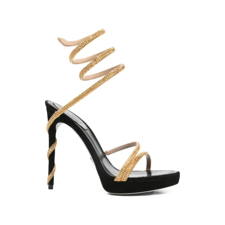 Caovilla Margot Spiral Embellished Sandals