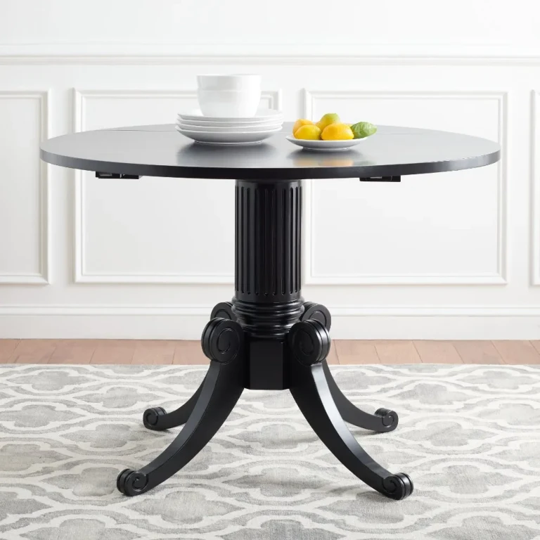 Forest Black Drop Leaf Dining Table
