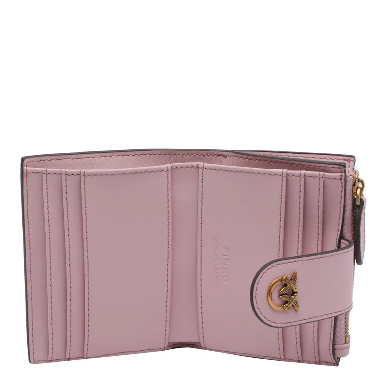 Pinko Wallets Black Calf Leather - Women