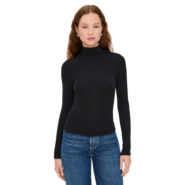 FRAME Rib Turtleneck White XL