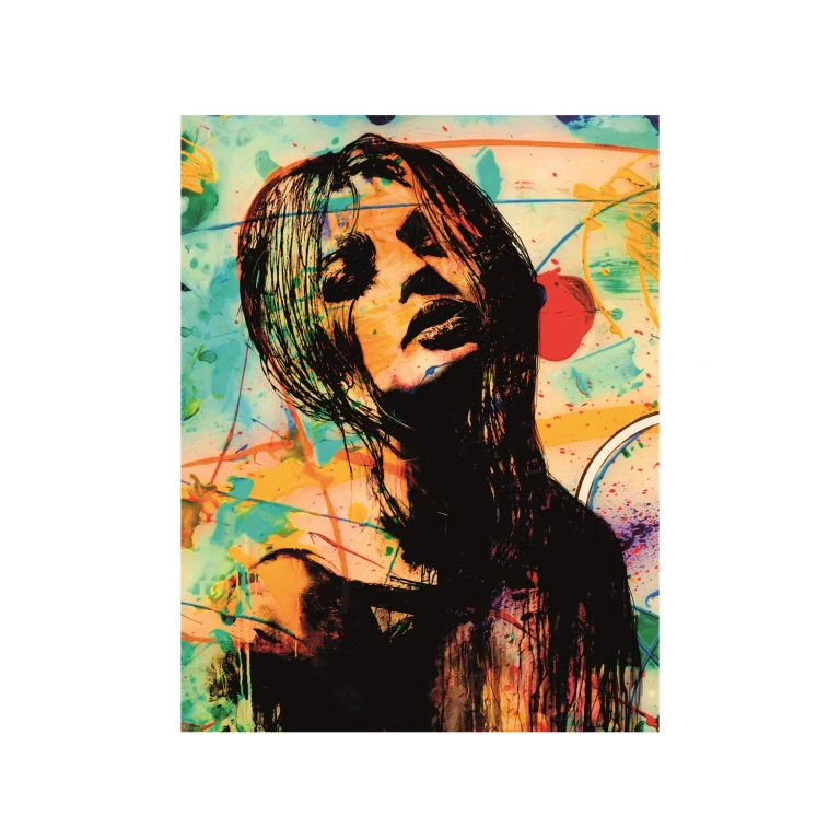 Sketched Woman's Portrait Metal Artwork | Andrew Martin Fever