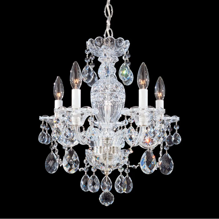 Sterling 5-Light Chandelier in Silver