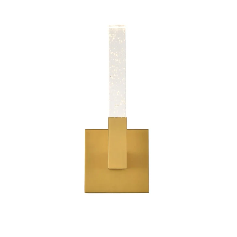 Satin Gold LED Wall Sconce from the Noemi Collection