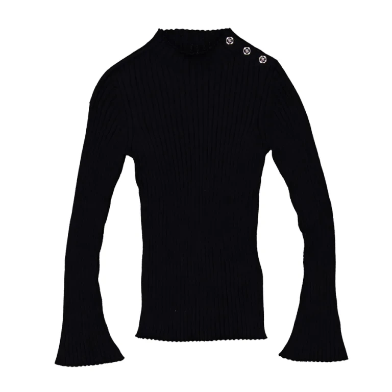 Young Versace Girls Long Sleeve Wool Sweater