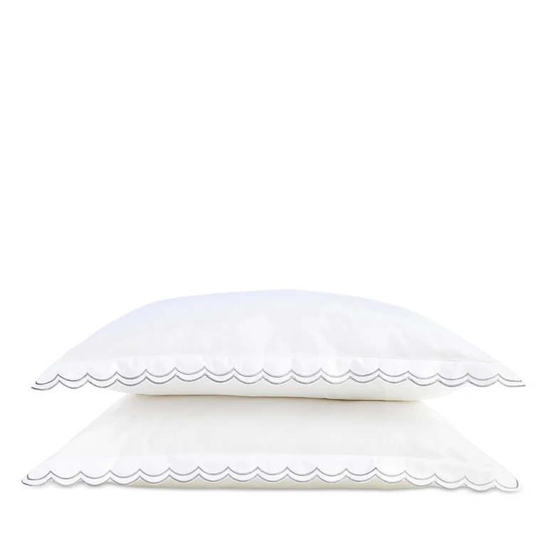 Christy Scallop Pillowcase Pair, King