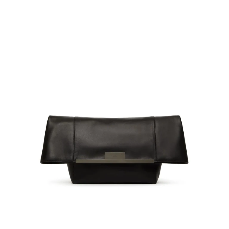 Large Clutch In Natural Leather Max Mara