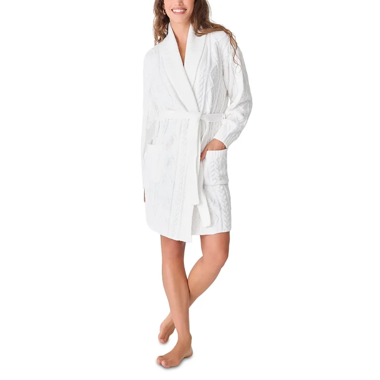 Pj Salvage Cable Knit Robe