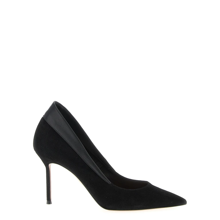 Aquazzura Black Goatskin High Heel Pumps - Women