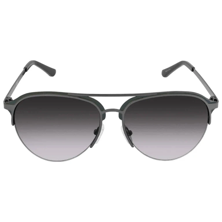 Guess Grey Pilot Mens Sunglasses GG2154 08P 60