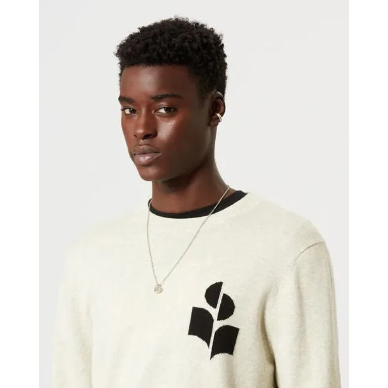 Pull Evans - Homme - Gris Clair - Taille L - Isabel Marant