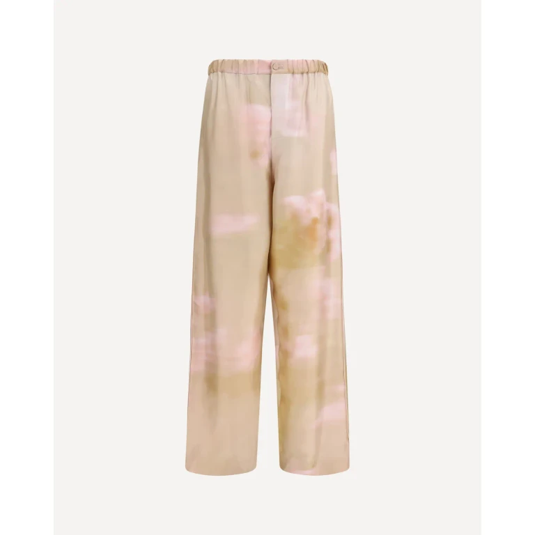 FABIANA FILIPPI Printed silk twill Pants Female M