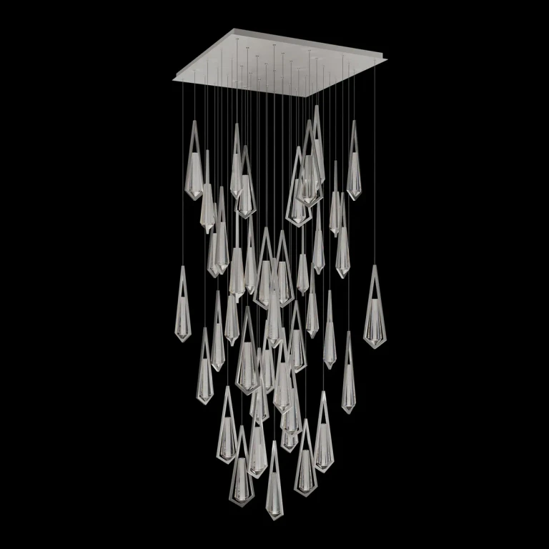 Satin Nickel LED Pendant from the Devotion Collection