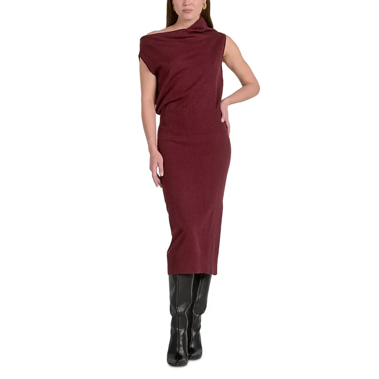 Elan Off Shoulder Sweater Dress