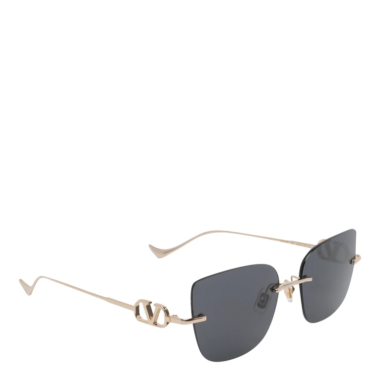 Valentino Garavani Sunglasses Grey Metal/acetate - Women
