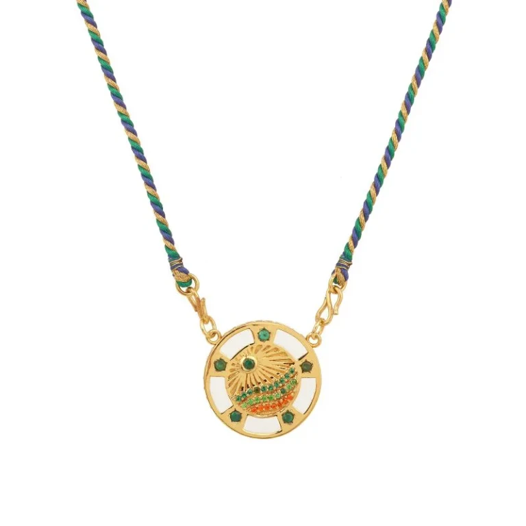 Necklace California Email-Blanc