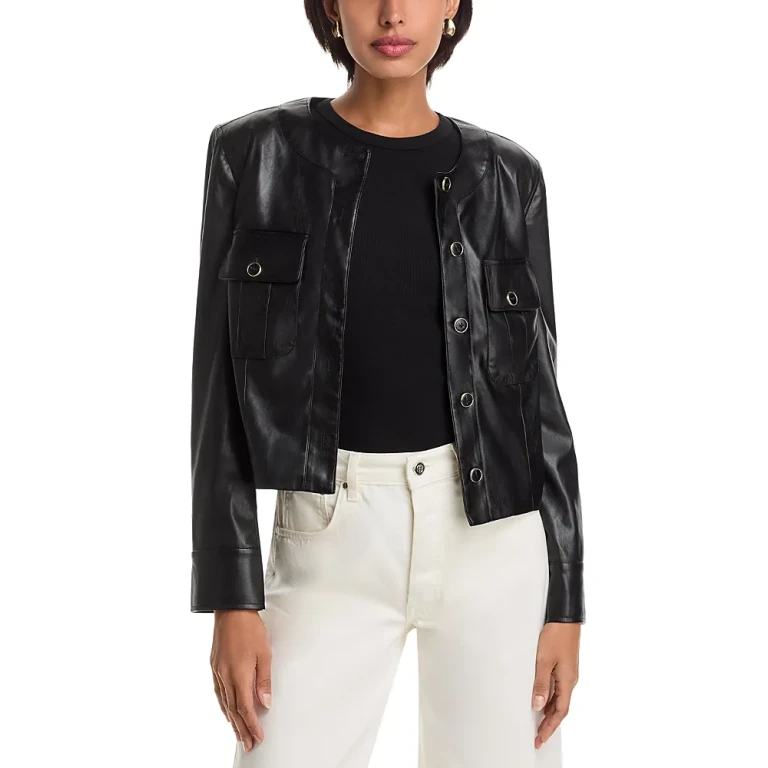 Paige Verity Faux Leather Jacket