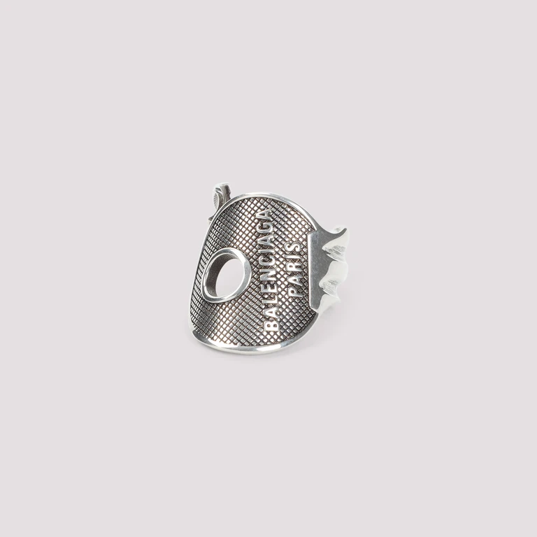 Balenciaga Neverlost Ring Metallic Brass Jewellery - Men