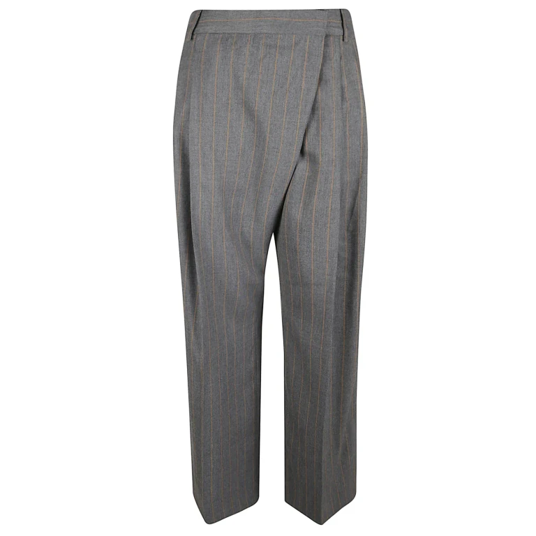 Ganni Pantalon Couturier - Gris