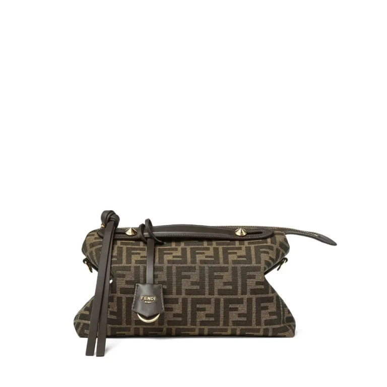 Fendi By The Way Soft Medium FF Jacquard Fabric クロスボディバッグ
