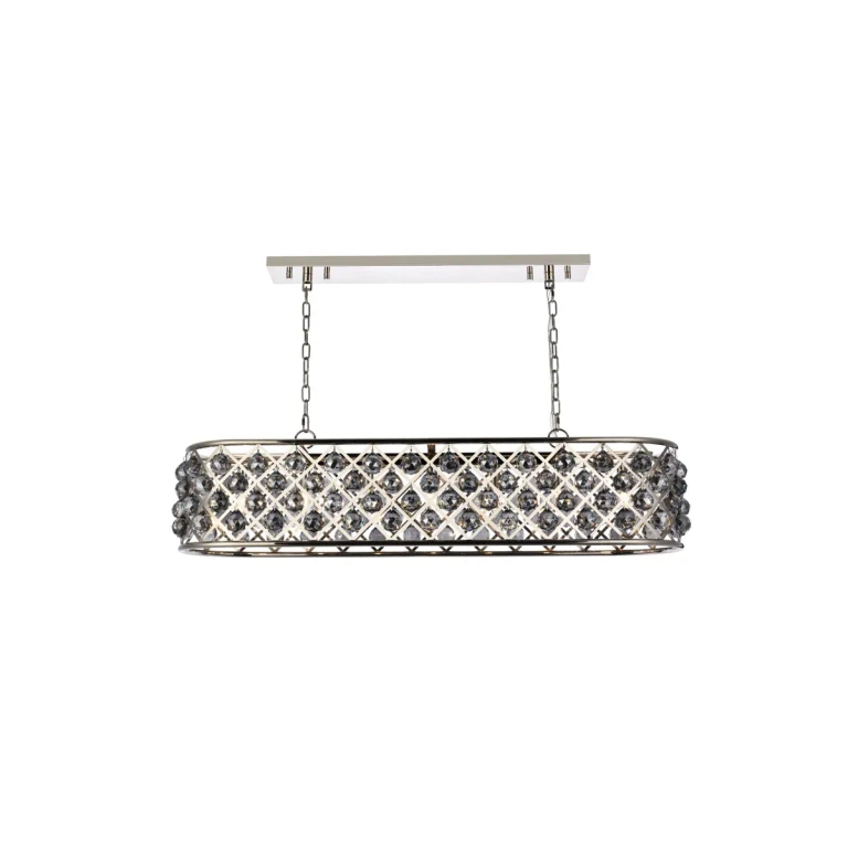 Polished Nickel Seven Light Chandelier from the Madison Collection