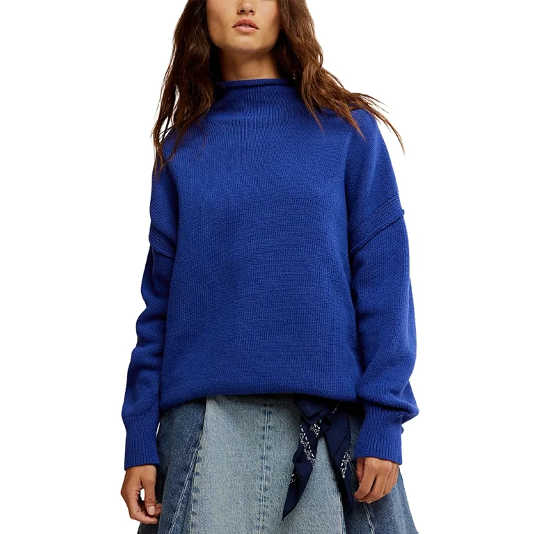 Free People We The Free Wtf Torres Roll Neck Sweater