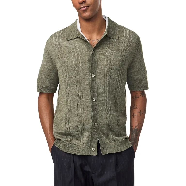 NN07 Thor Short Sleeve Polo Cardigan