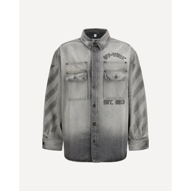Off-White Diag ミリタリーオーバーシャツ