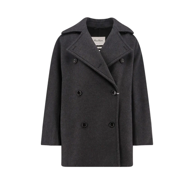 Max Mara asturie1234 Grey Cashmere Blend Coat