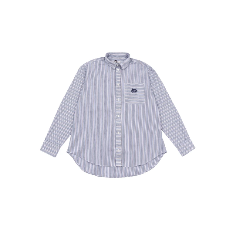 Etro SHIRT Light Blue Cotton